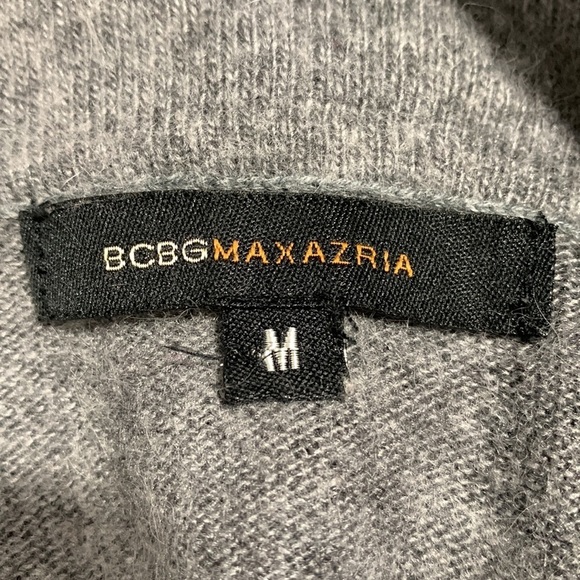BCBGMaxazria Knit Dress Size M, no material tag gray, very soft possible vintage - Picture 3 of 3